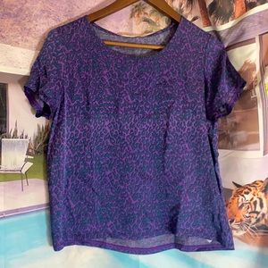 Nation Ltd. Purple Leopard Top